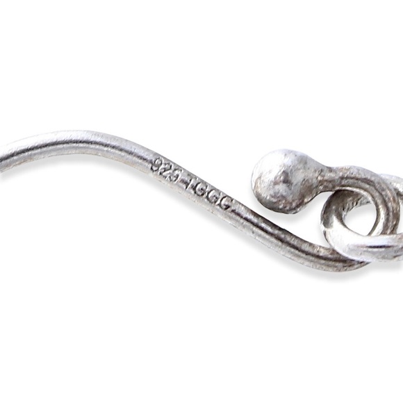 Estate Smoky Quartz Sterling Silver Dangle Earrings White Topaz Halo Square Cut - Picture 3 of 4